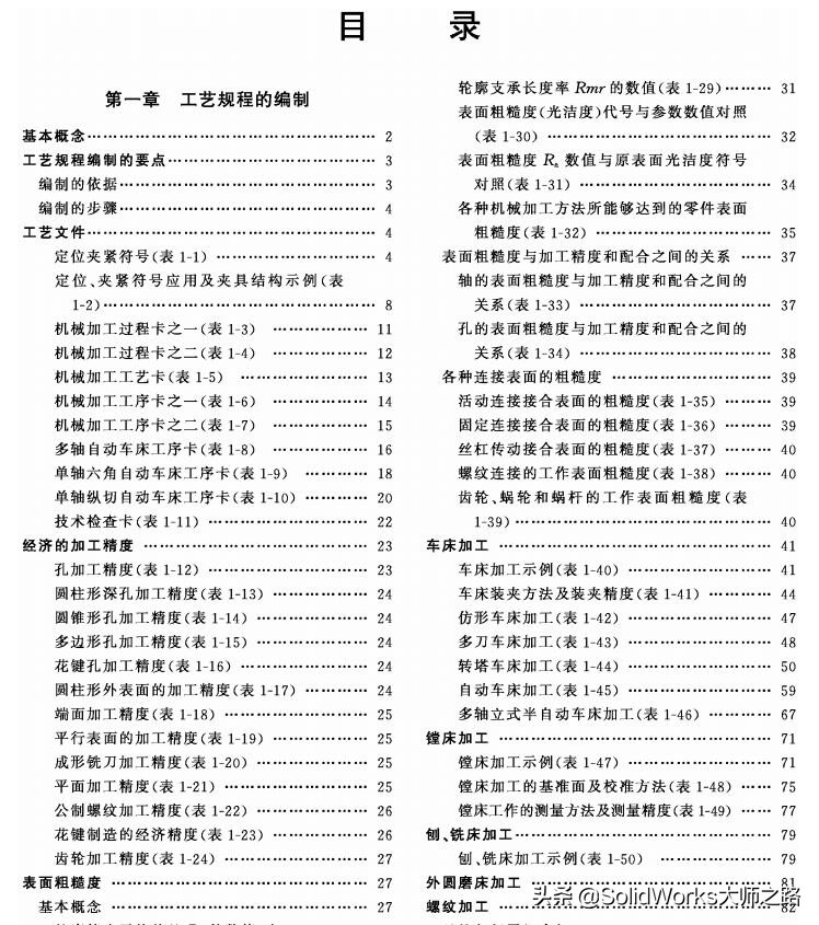 机械加工工艺基础知识手册电子版，全是技术活，告诉你不再走弯路