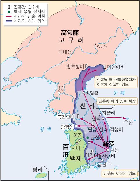 韩国历史朝代顺序表图（真实的韩国历史地图）-第9张图片