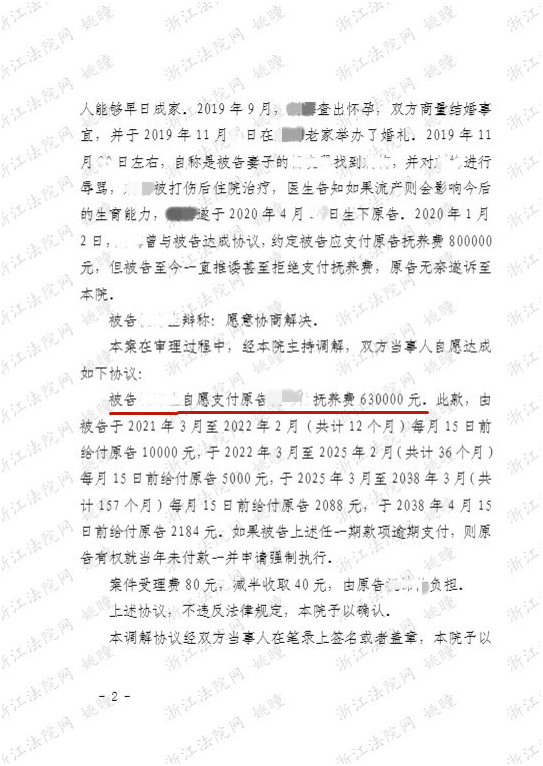 行中律师有效代理维权，千里索得抚养费60万元