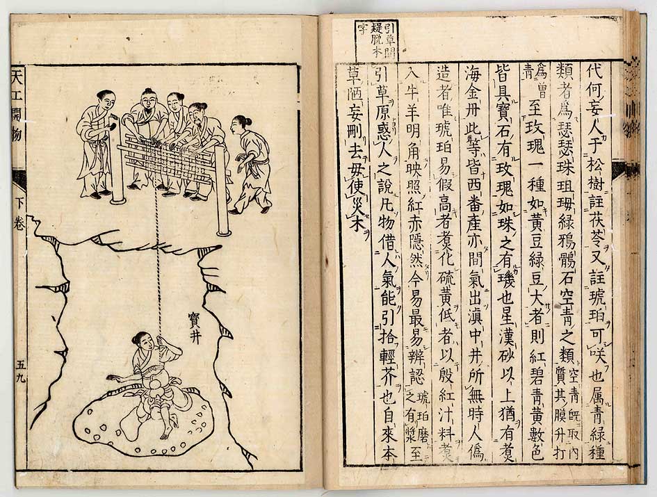 中国17世纪的工艺百科全书(明代宋应星的天工开物)