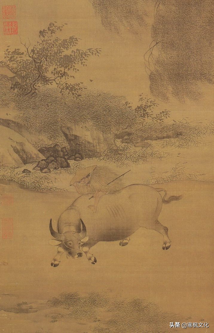 历代12位名家画牛,技法奇妙,画风独特,令人赏心悦目
