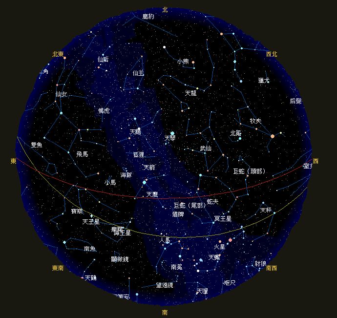 你的星座在哪里？