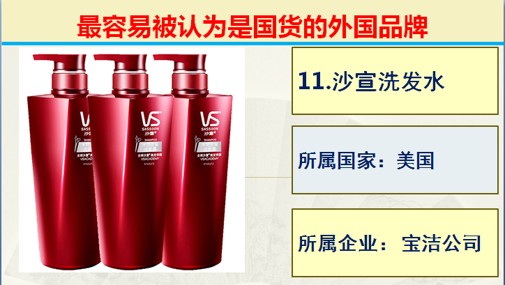 玉兰油是哪个国家的品牌，常见的50个被认为国产的品牌