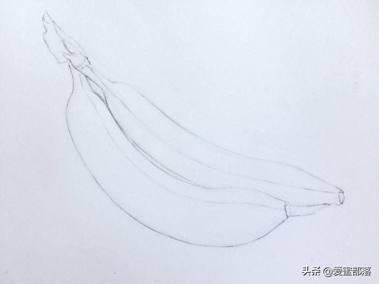 这类作品才能真正提高绘画能力，两只香蕉彩铅手绘教程