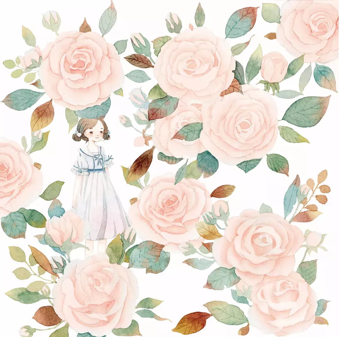 镜花水月，插画师用一支水彩笔画出一个梦想王国！