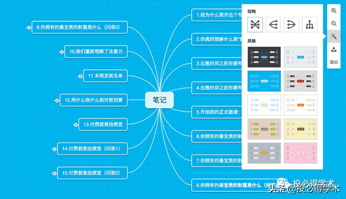 11款思维导图工具，记忆、学习、思考的思维地图，总有你中意的！