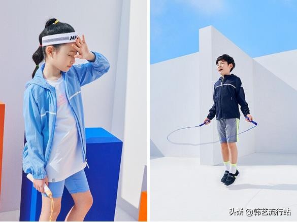 今年，韩国率先推出儿童“跳绳运动服”，备受关注