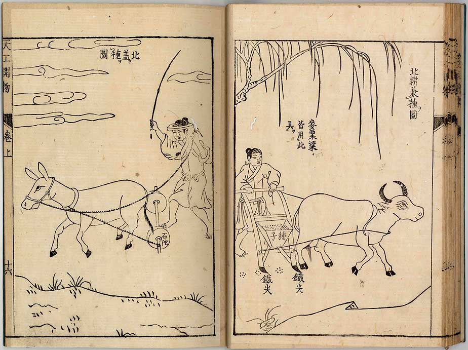 中国17世纪的工艺百科全书(明代宋应星的天工开物)