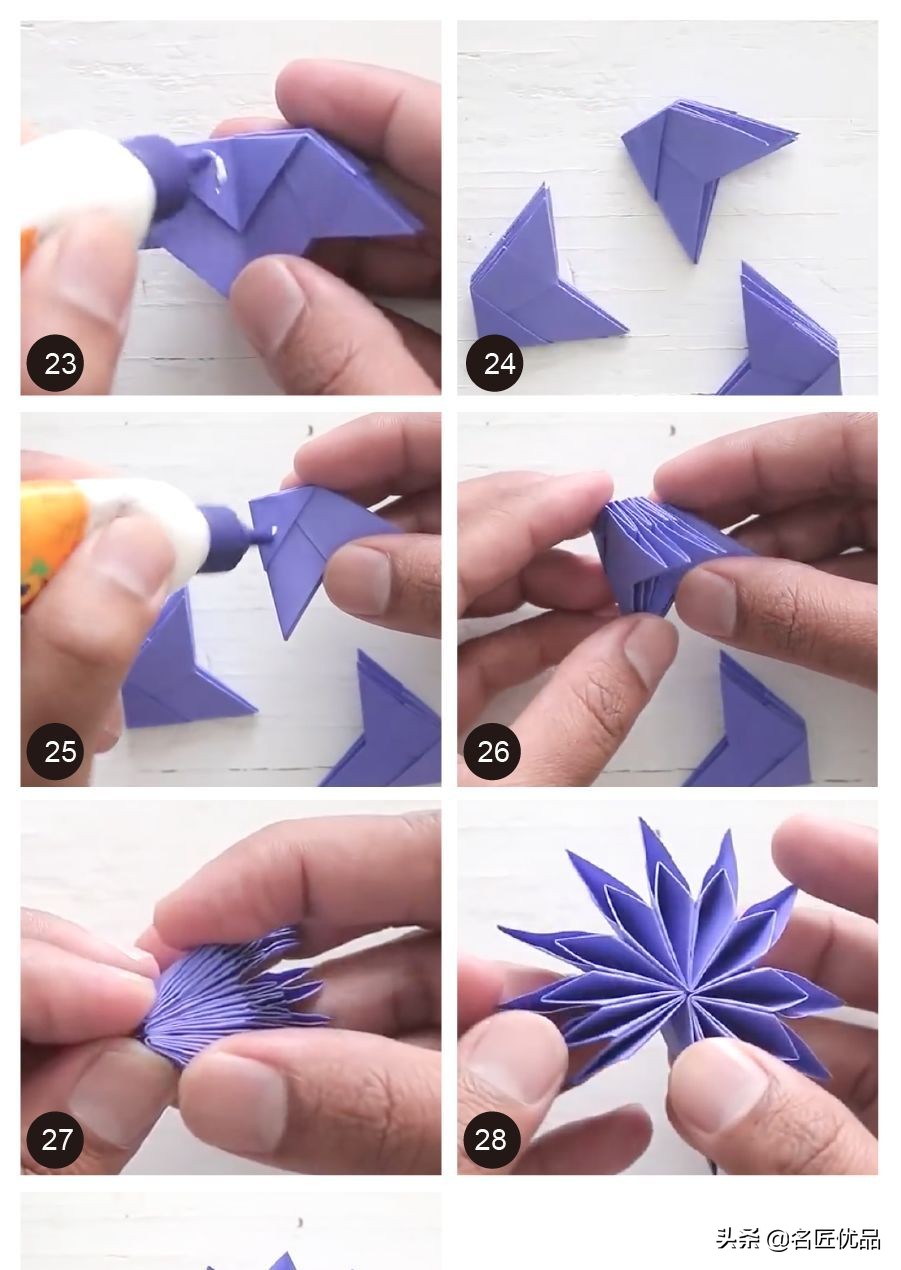 4款创意折纸花，把春天带回家，聪明的孩子快做出来吧