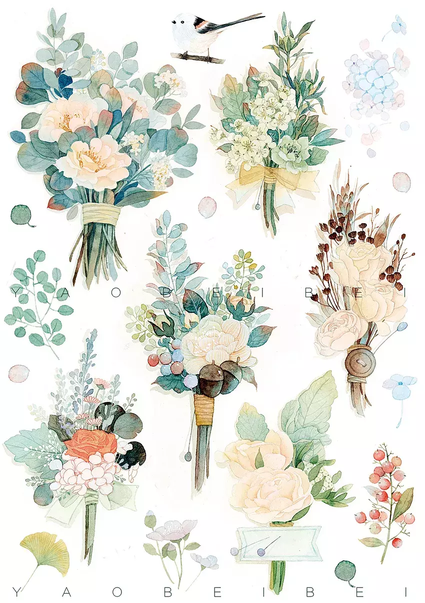 镜花水月，插画师用一支水彩笔画出一个梦想王国！