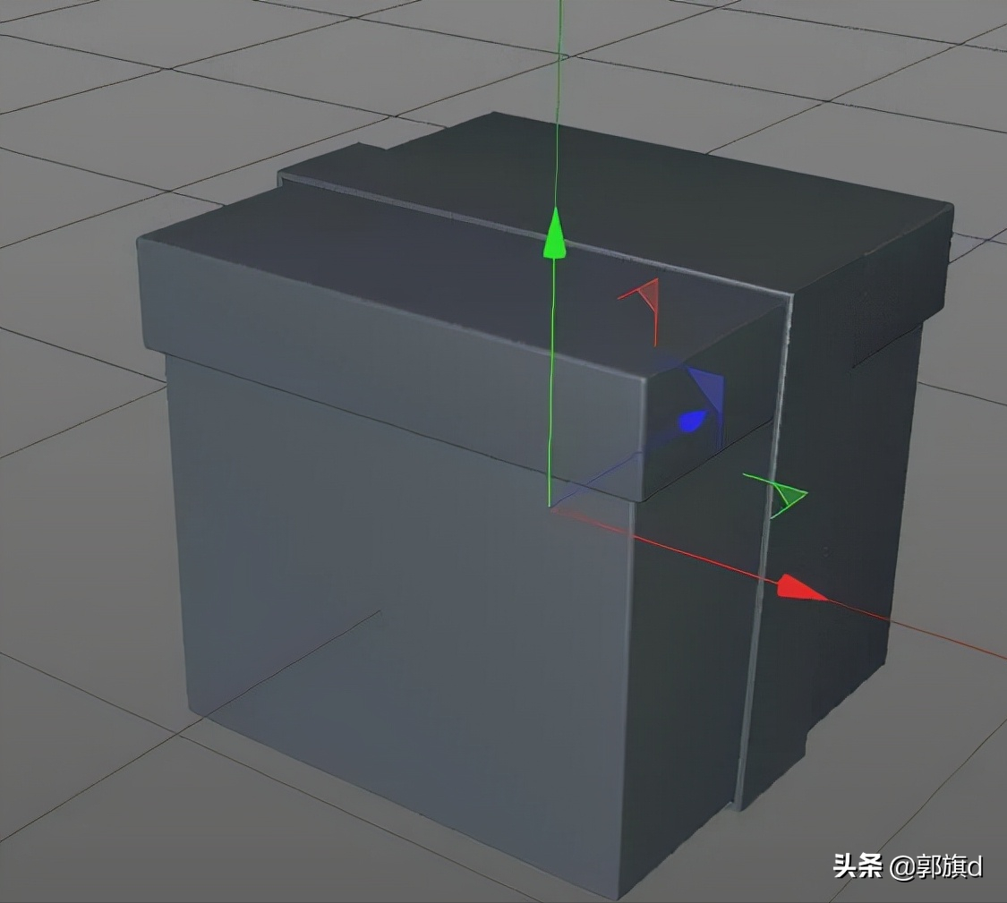 C4D礼物盒建模