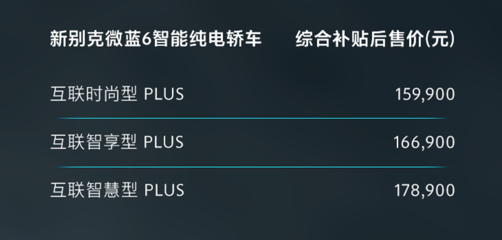 新款别克微蓝6上市 3款车型 售价15.99万元起