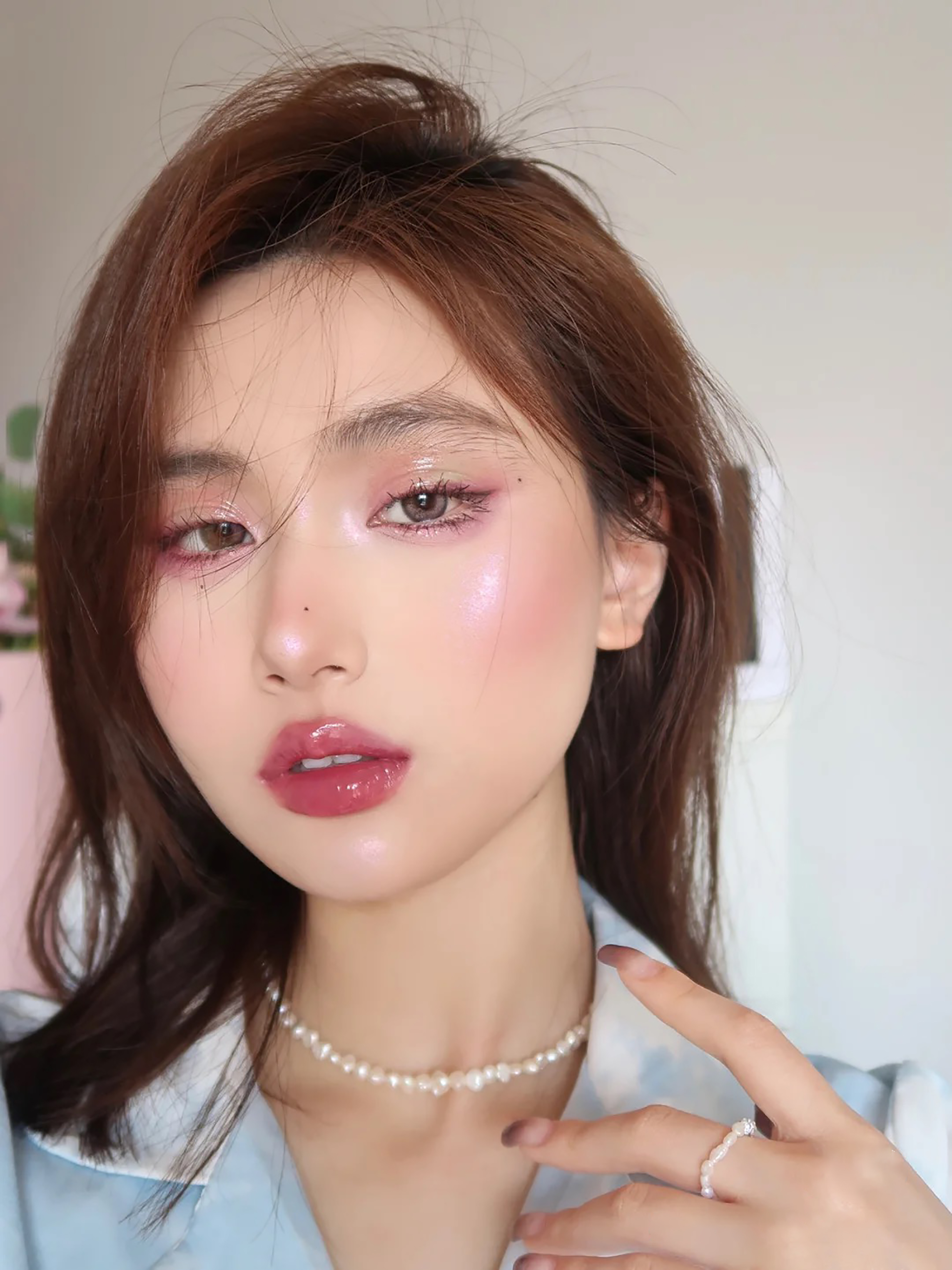 葡萄红头发图片(让我瞧瞧) - 赤虎壹号