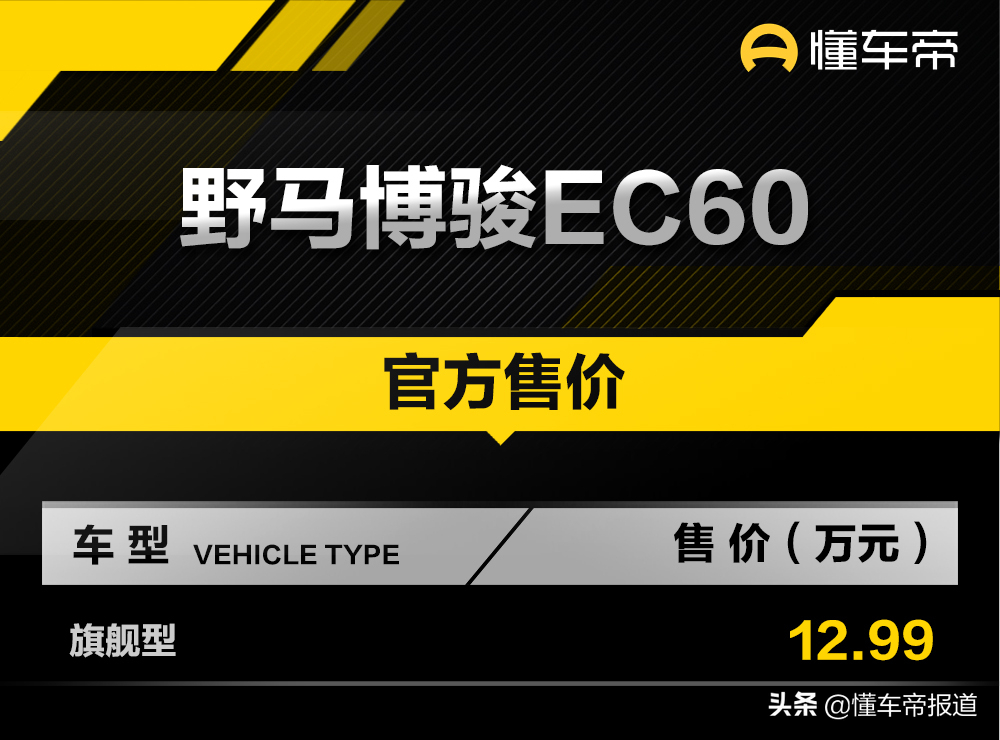 新车｜1款燃油车+2款纯电车型！野马汽车多款新车同步上市