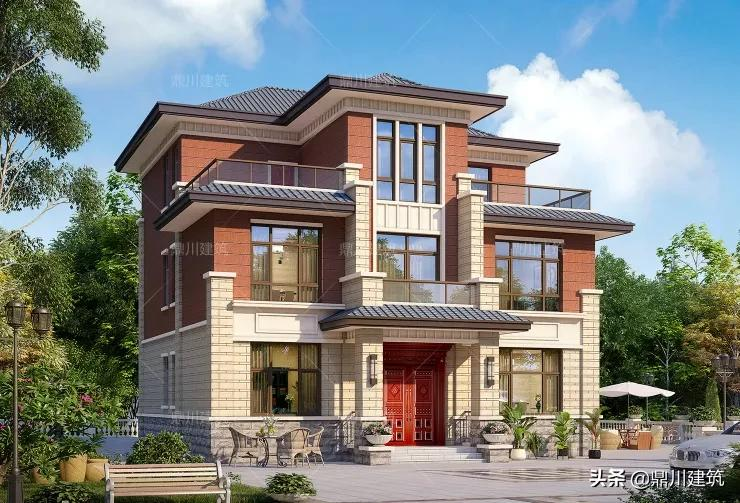 4套复式带旋转楼梯别墅，室内装饰怎么做？何不参考这个效果图