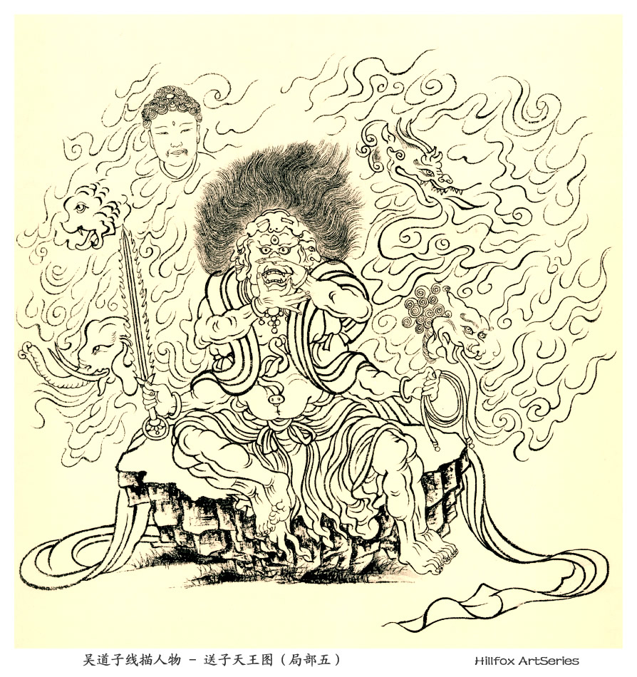 吴道子线描高清图片_吴道子主要画什么 - 云林新闻励志网