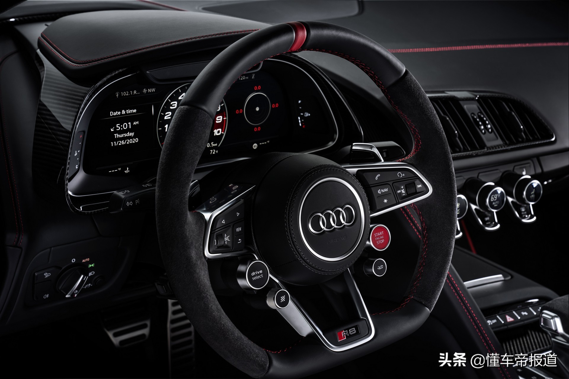 新车 | 骑上“风火轮”，穿酷黑“外套”，这款奥迪R8够独特