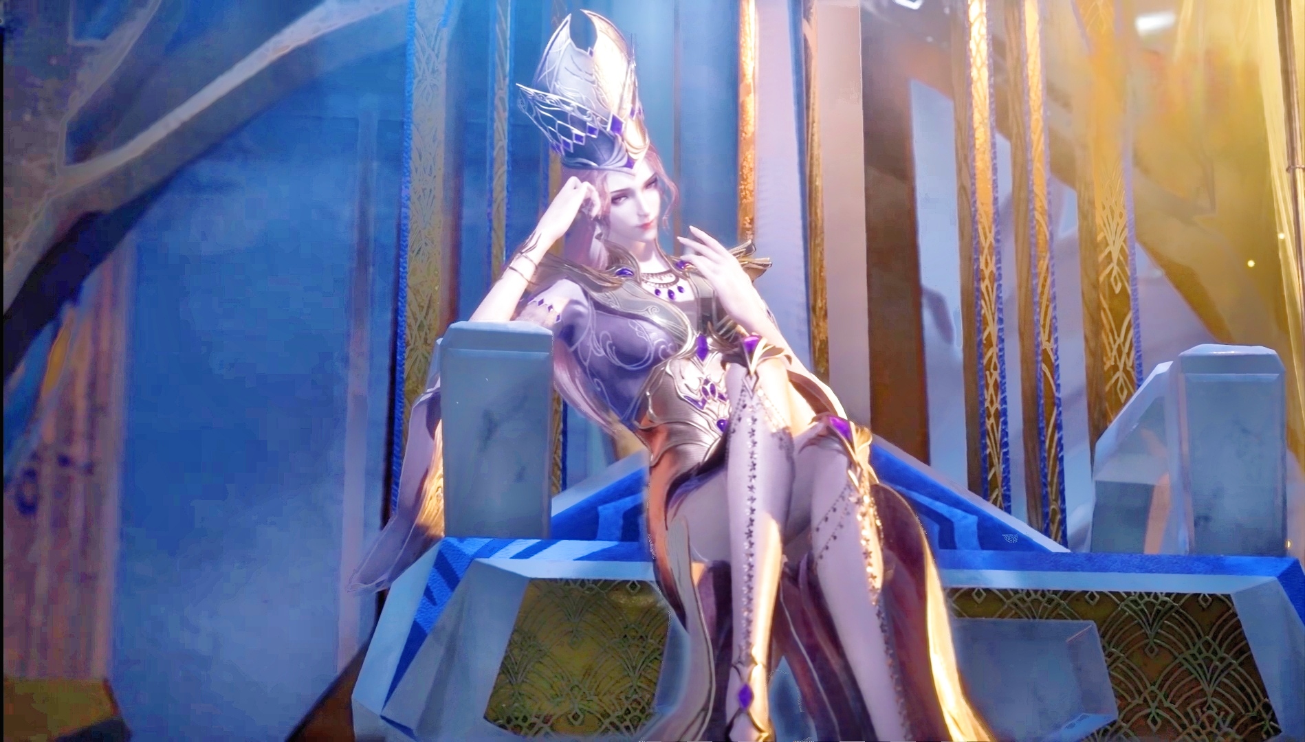 浴室版比比东来了,手指滑身魅惑力十足,比妈性感一面暴露