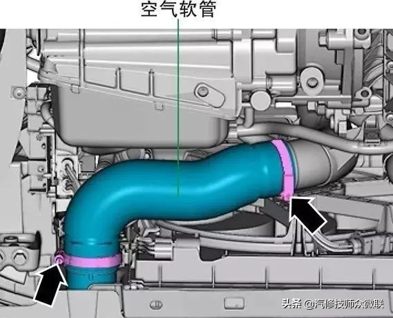 大众EA888发动机正时链条和高压油泵安装图