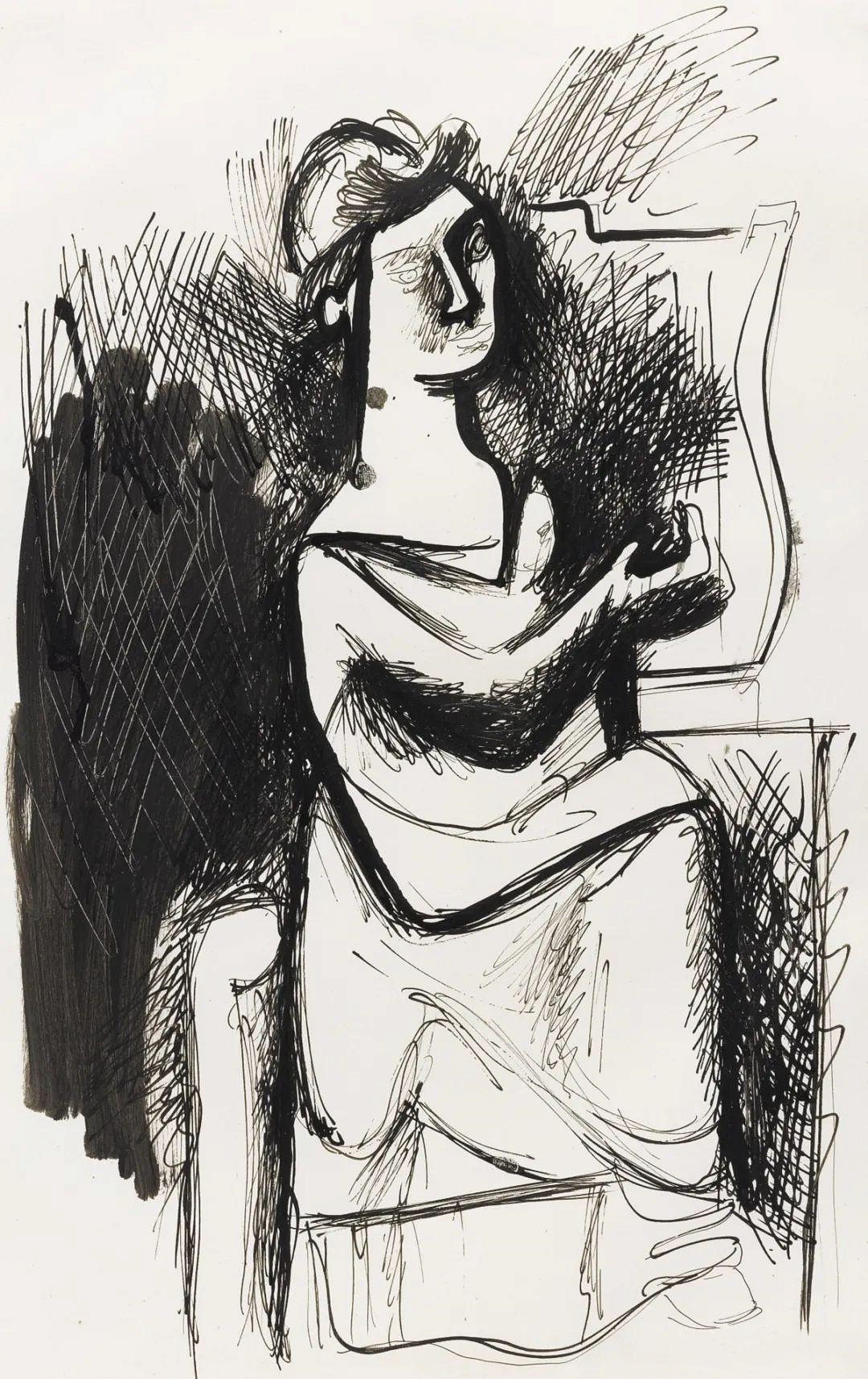 阿尔希尔·高尔基的艺术作品——对抽象表现主义有着开创性的影响