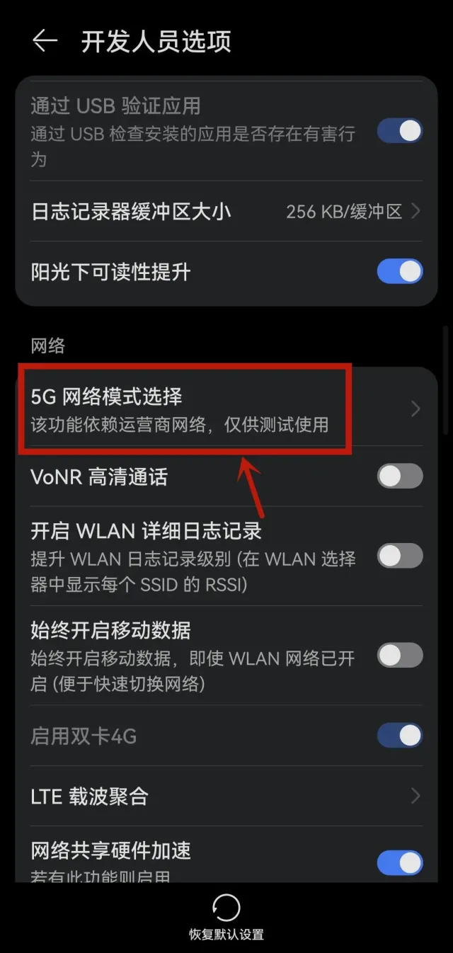华为手机怎么网络加速?5G手机起飞攻略,打开这个设置,网速快N倍 - 第6张 - 向某人 华为手机怎么网络加速?5G手机起飞攻略,打开这个设置,网速快N倍 - 第6张