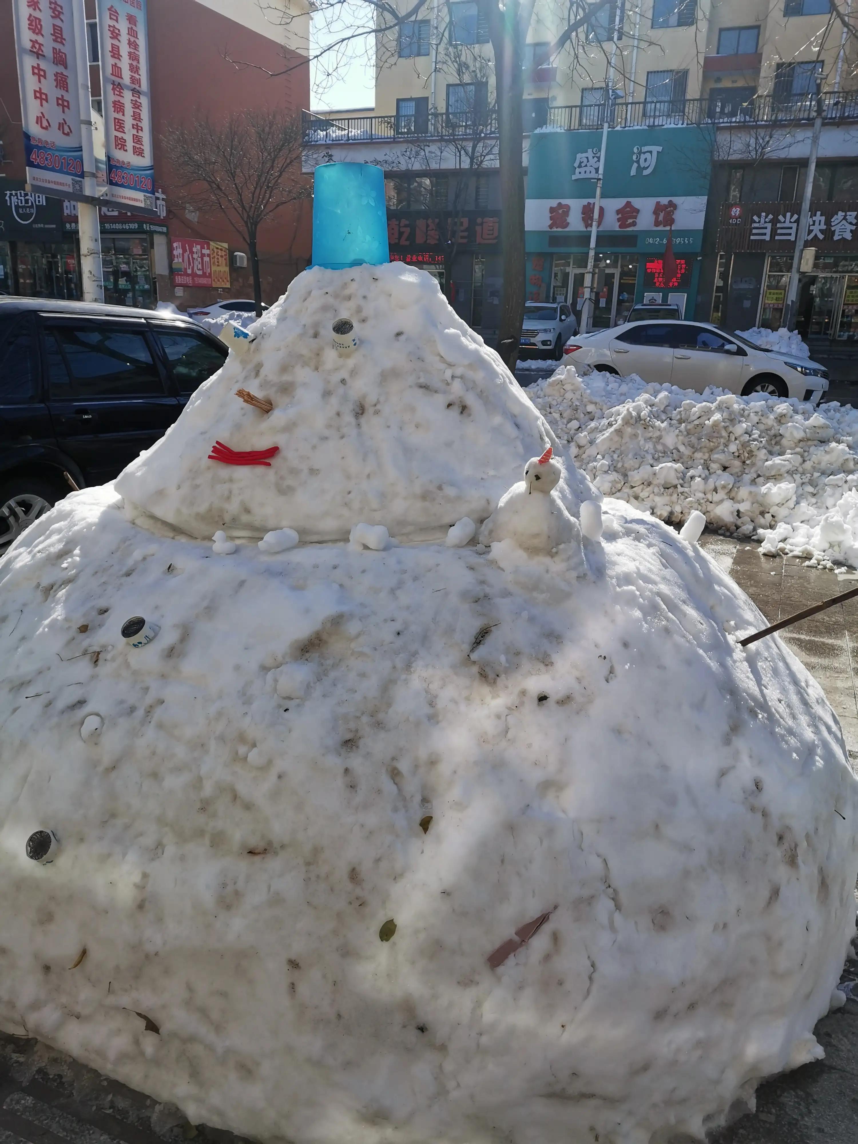 大雪过后，老师布置作文《堆雪人》，看这个四年级学生是怎样写的