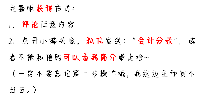 太棒了吧！这么清晰明了的基础会计分录汇总，还是头一回见！超赞