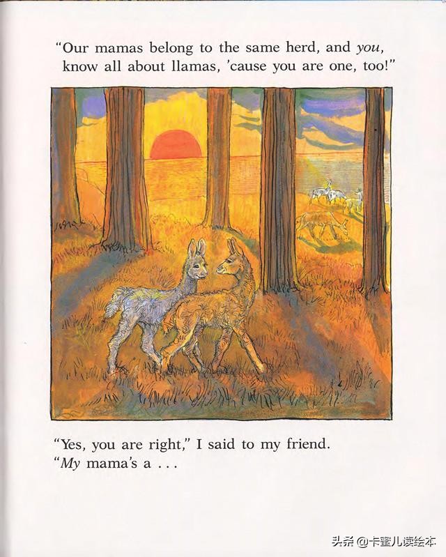 英文有声绘本《Is Your Mama a Llama》你的妈妈是羊驼吗？