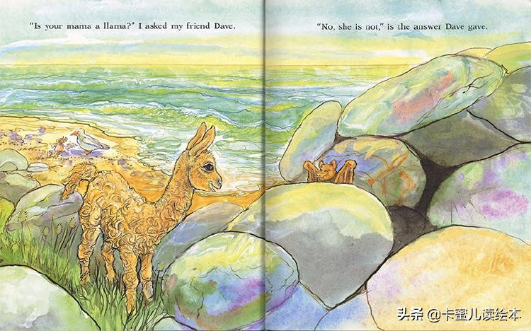 英文有声绘本《Is Your Mama a Llama》你的妈妈是羊驼吗？