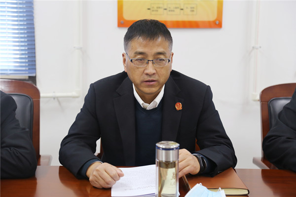 宜君法院党组中心组传达学习党的十九届六中全会精神