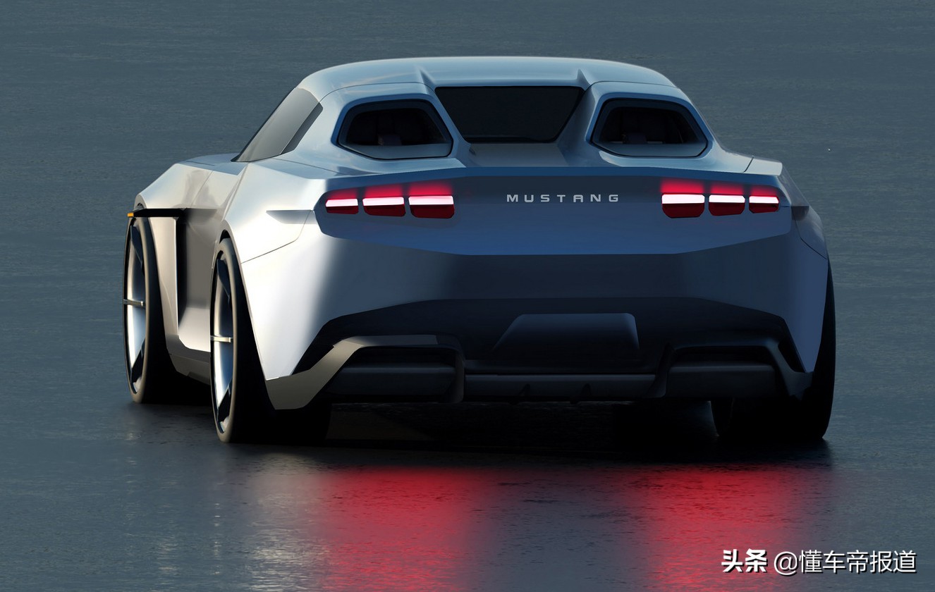 新车｜来自2030年，风格打造！福特Mustang纯电版渲染图曝光