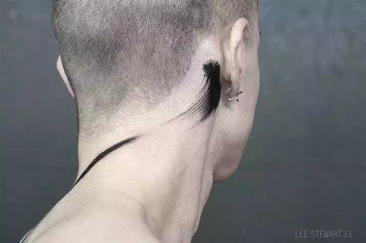 中国风的“水墨”文身，让人看了就忍不住想文