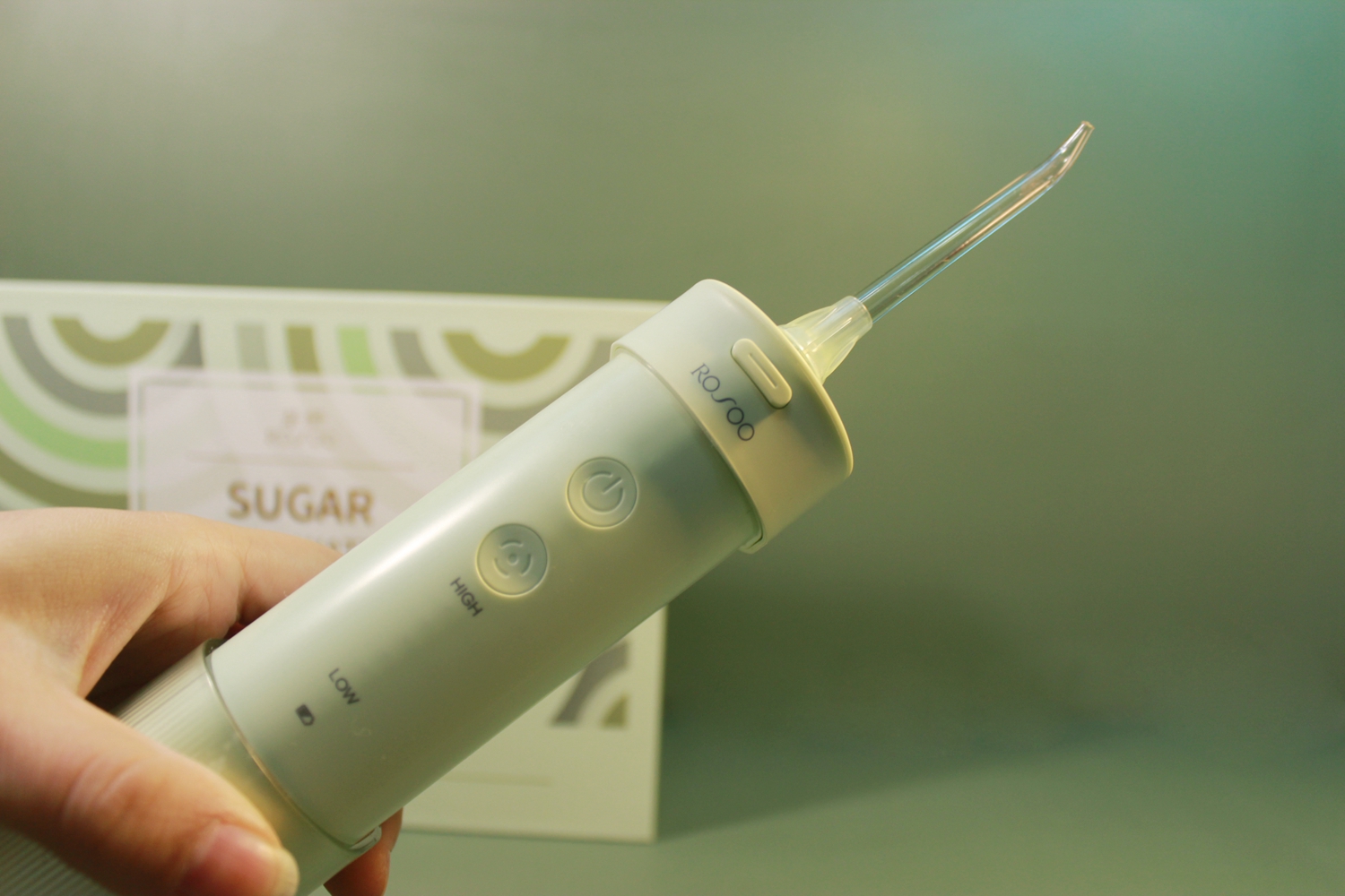 深度清洁呵护口腔，若舒ROSOO糖果冲牙器使用体验