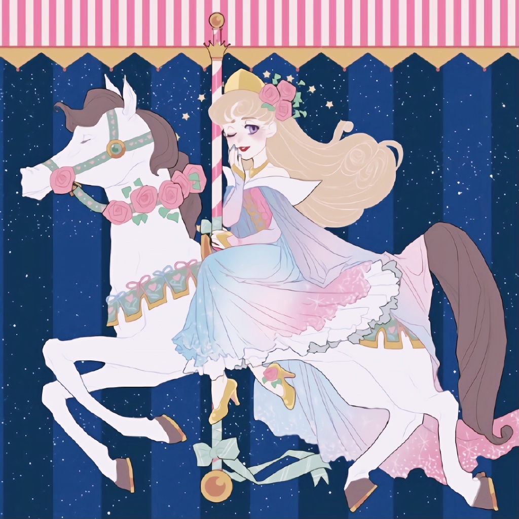 迪士尼公主的专属"坐骑",艾莎,安娜同坐一匹,茉莉威风凛凛