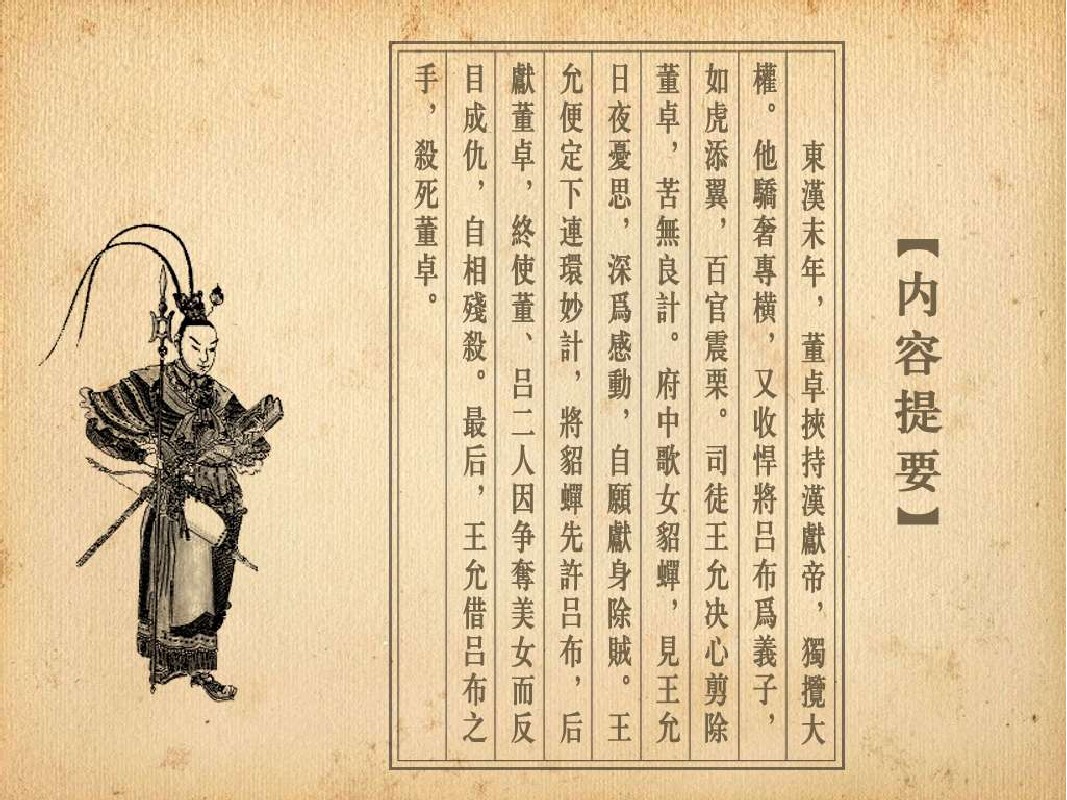 吕布与貂蝉三国演义吕布与貂蝉故事历史