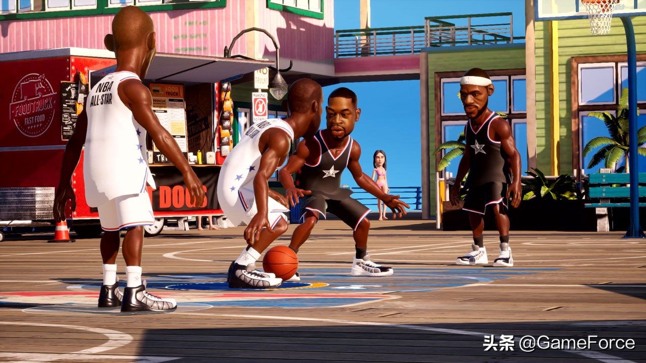 nba2k16哪些扣篮动作(《NBA 2K 欢乐竞技场2》评测：街头篮球NBA JAM的精神续作)