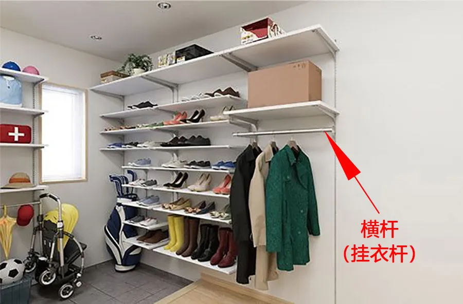 玄关收纳鞋帽间正流行！单车、婴儿车都能放，太好用