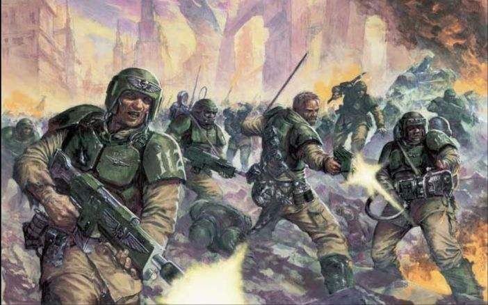 帝国防卫军的装备十分普通