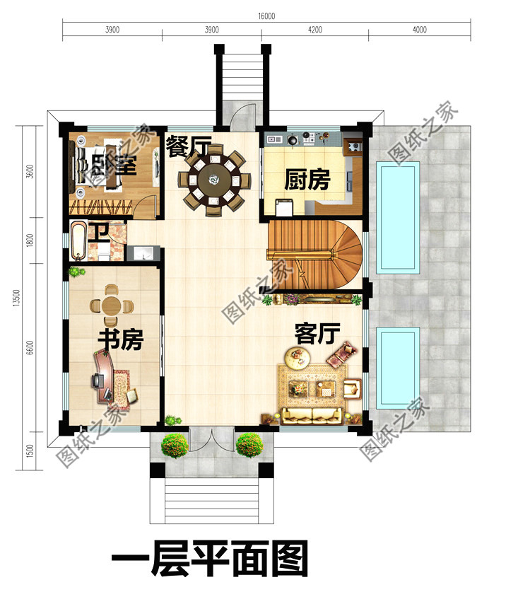 带地下室的三层豪华小别墅，让你有别样的享受