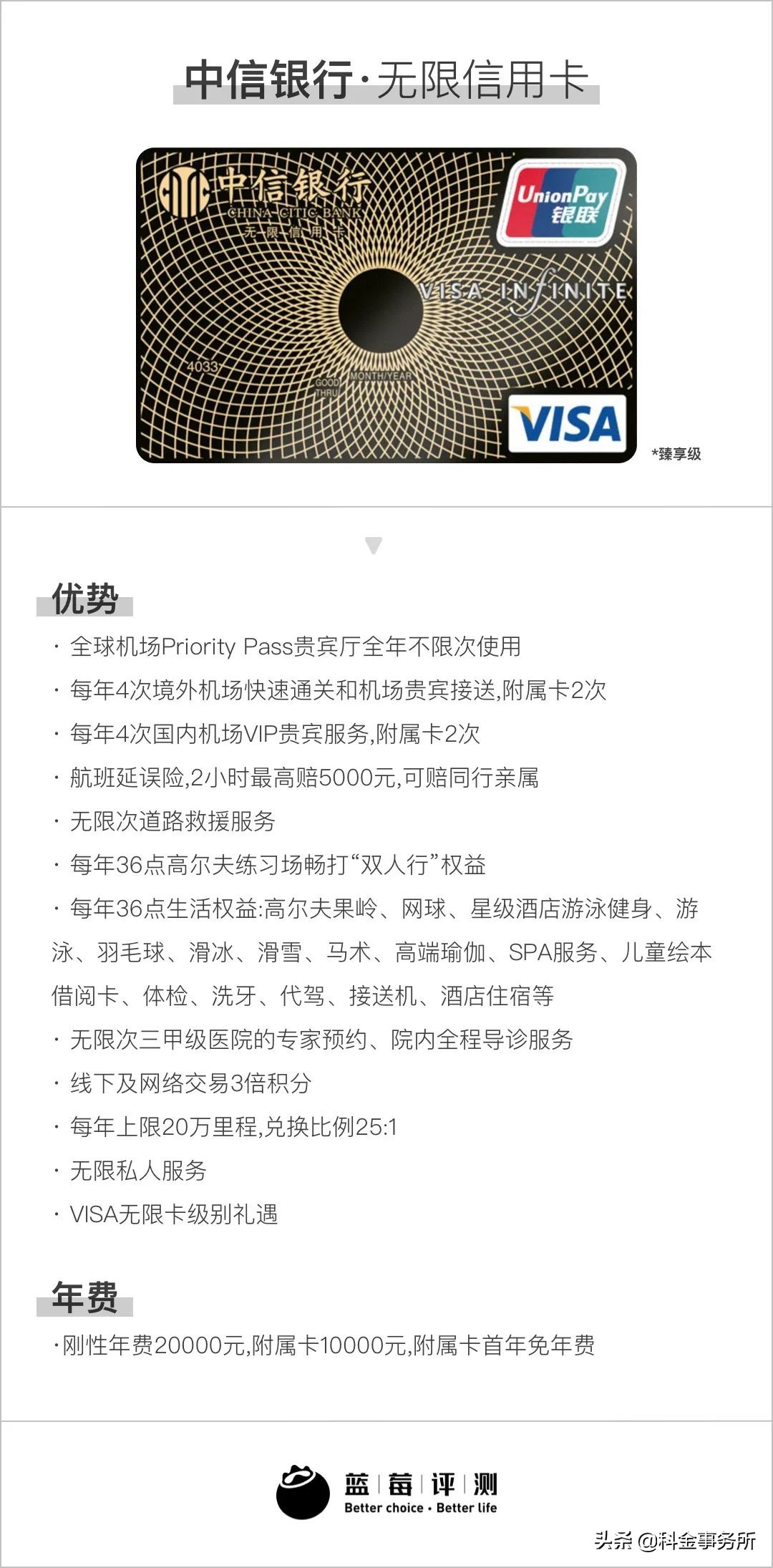 蓝莓评测｜2021年度最佳顶级信用卡