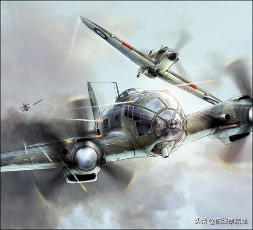 老而坚实的空中约翰牛，不列颠上空的保卫者“飓风”战斗机