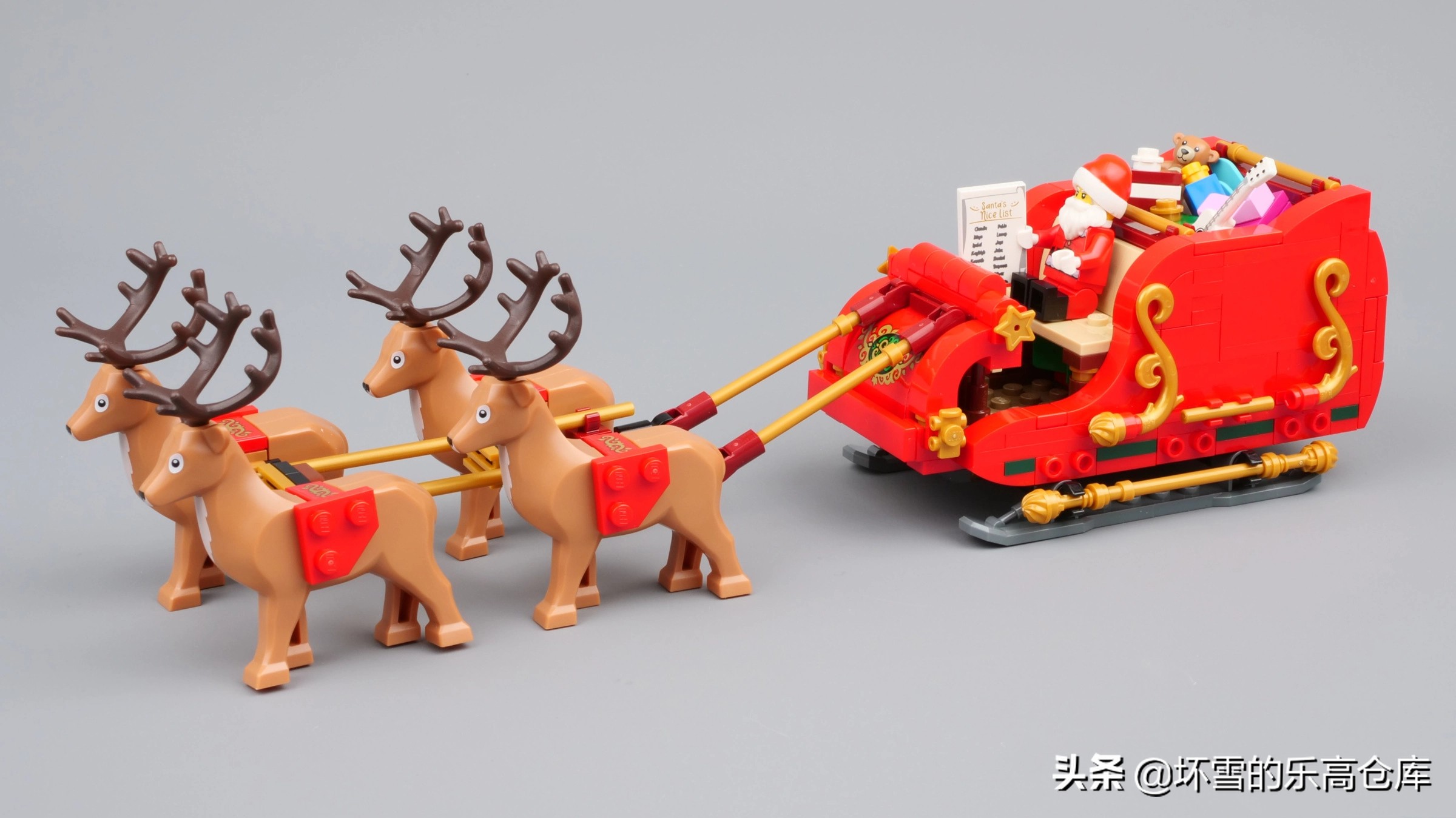 圣诞送礼哪家强：乐高40499圣诞老人雪橇图文评测