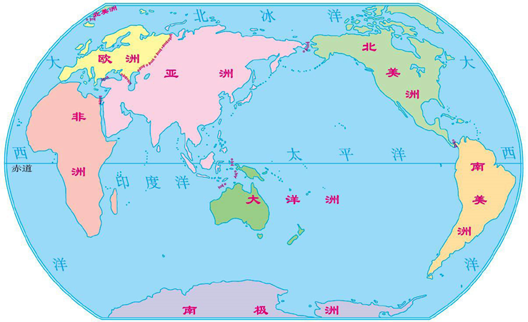南北半球海陆分布图图片