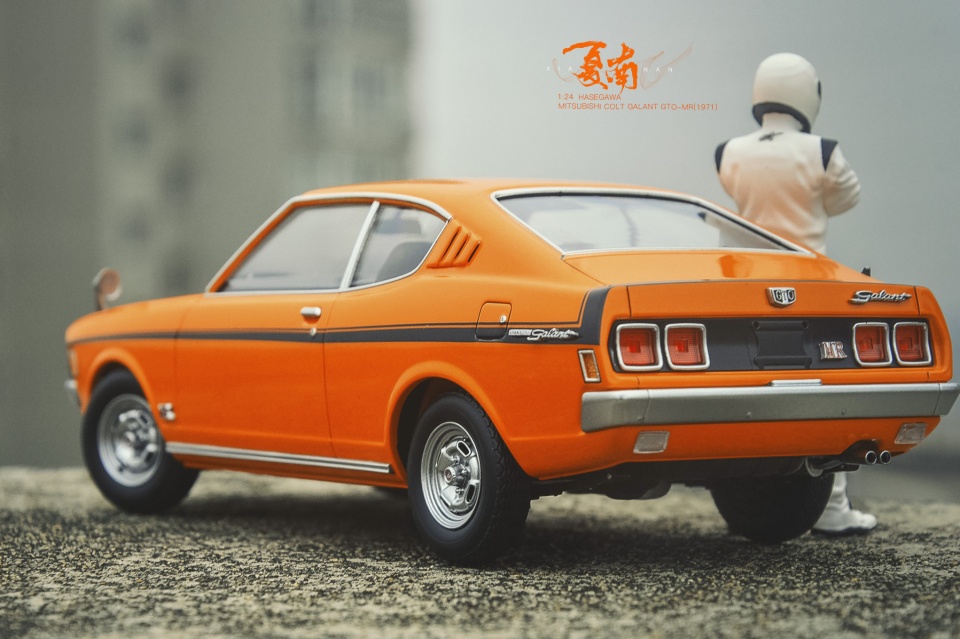 模玩秀：长谷川 1:24 三菱Colt Galant1971