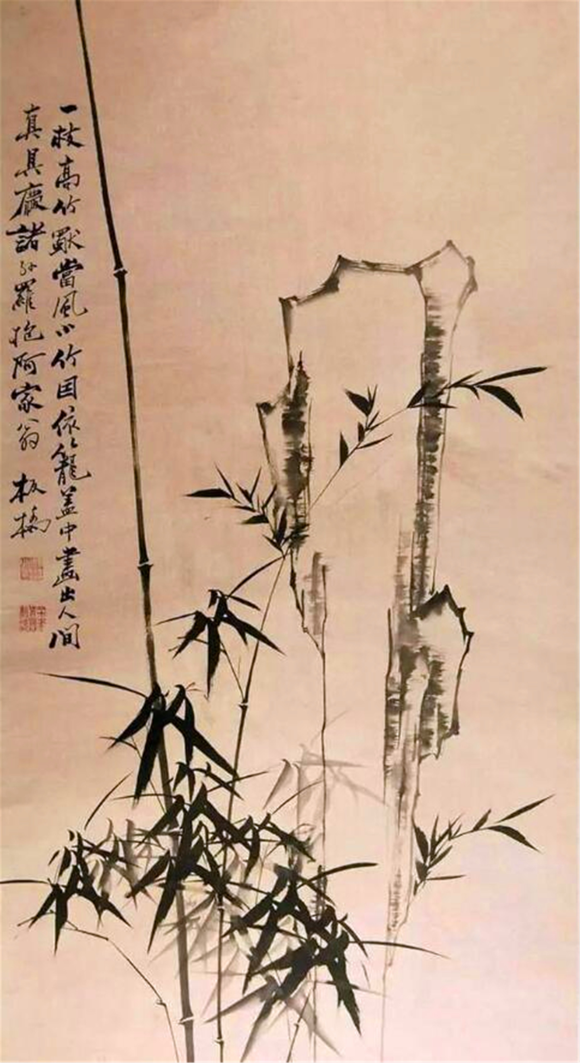 苍竹咬定青山(“扬州八怪”之一的郑板桥，一生爱竹画竹，终于也活成了一棵苍竹)