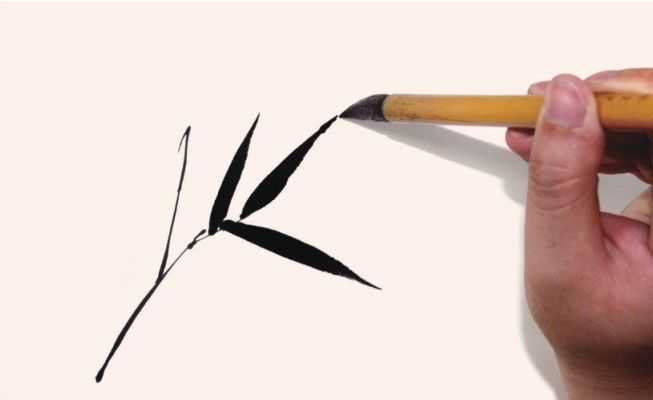 画竹子不会画仰式叶？老艺术家教你，学会几分钟画一幅《墨竹图》