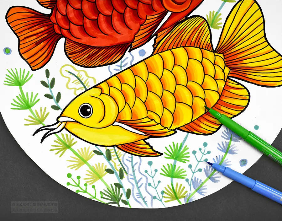 龙鱼生活在什么地方呢巧妙利用冷暖色对比,用冷色系