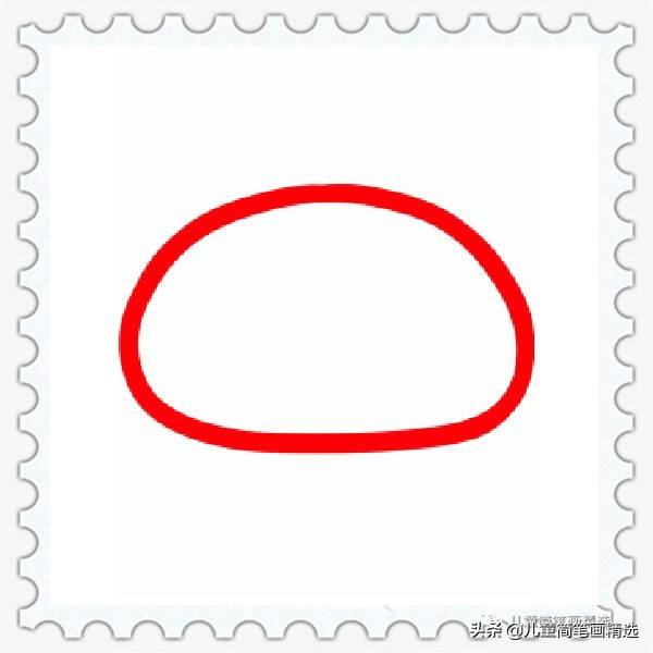 儿童简笔画精选-灯笼（Lantern）的绘画步骤