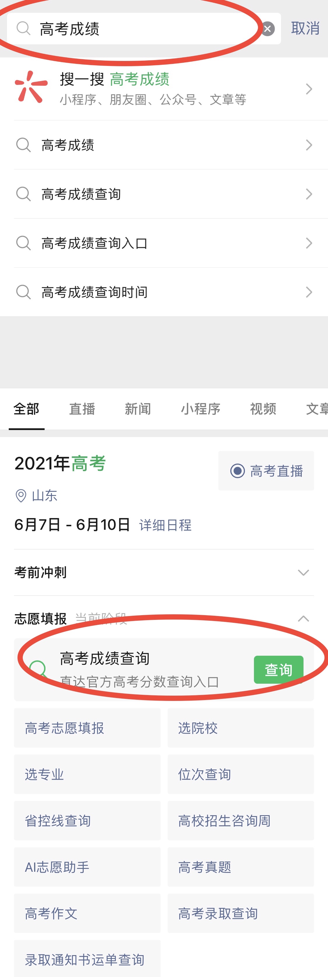温馨提示！考试院最新更新，山东高考成绩公布时间和查询方式