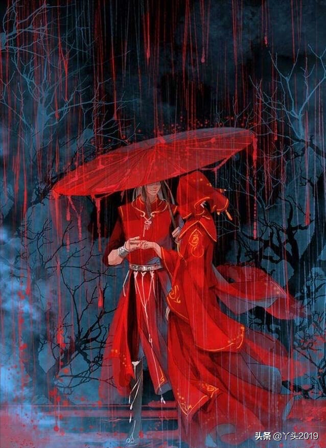 别样凄美的彼岸花主题人物插画